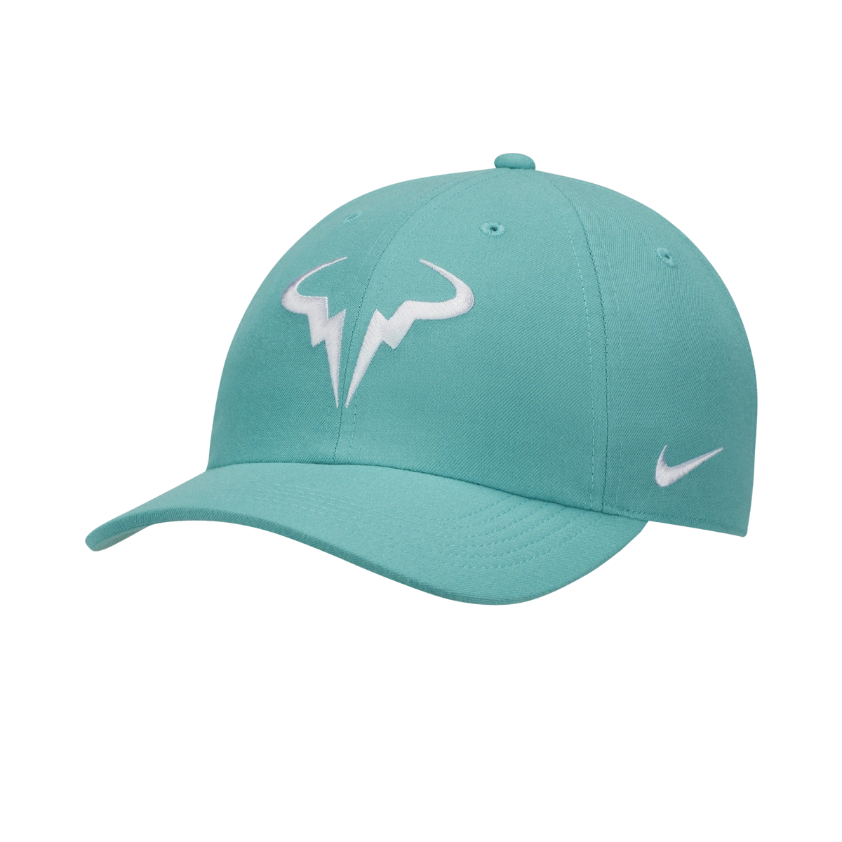 Nike AeroBill Rafa Heritage86 hat in Washed Teal w/White [850666-392] from the Spring 2022 tennis collection
